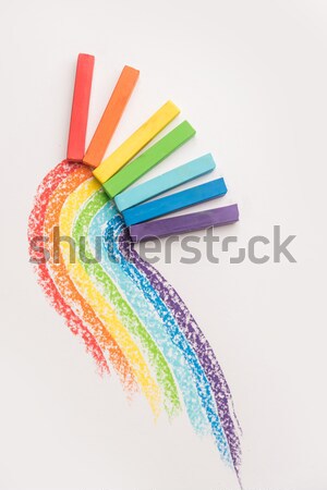 [[stock_photo]]: Rainbow · gradient · pastel · colorie · coloré