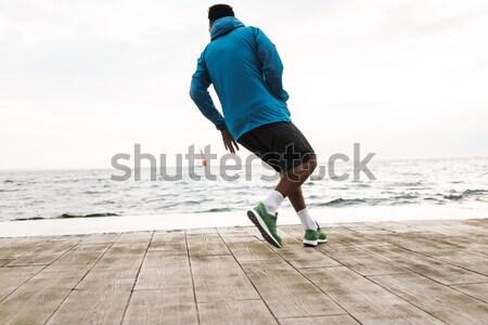 Cropped fitness man Stock photo © deandrobot