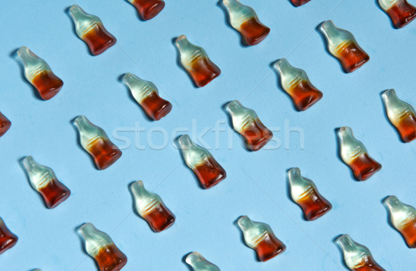 Sweeties chewing candy in bottle form Stock photo © deandrobot