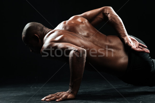 Photo afro Homme athlète [[stock_photo]] © deandrobot