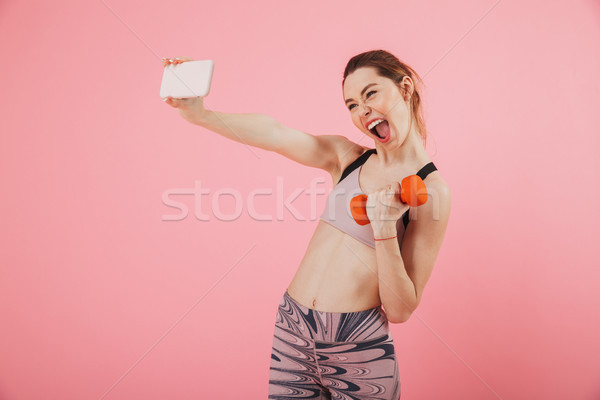 [[stock_photo]]: Hurlant · smartphone · exercice