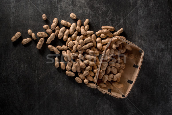 Dried peanuts Stock photo © deandrobot