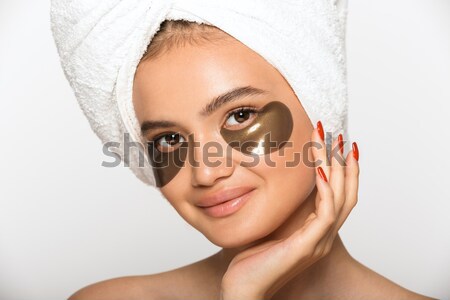 Retrato moça bonita jovem banho mulher Foto stock © deandrobot