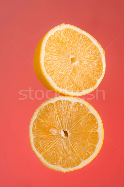 Twee vers oranje geïsoleerd Rood Stockfoto © deandrobot