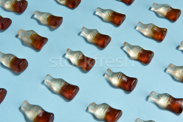 Sweeties chewing candy in bottle form Stock photo © deandrobot