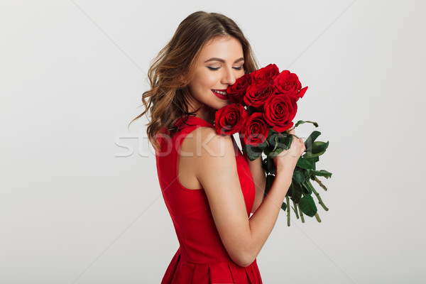 Portrait of an attractive young woman Stock photo © deandrobot