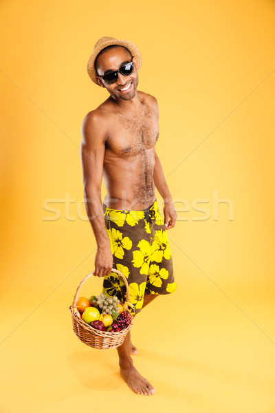 Foto stock: Jóvenes · afro · americano · hombre