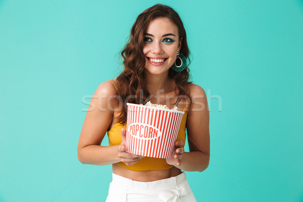 写真 白人 幸せ 女性 20歳代 着用 ストックフォト © deandrobot