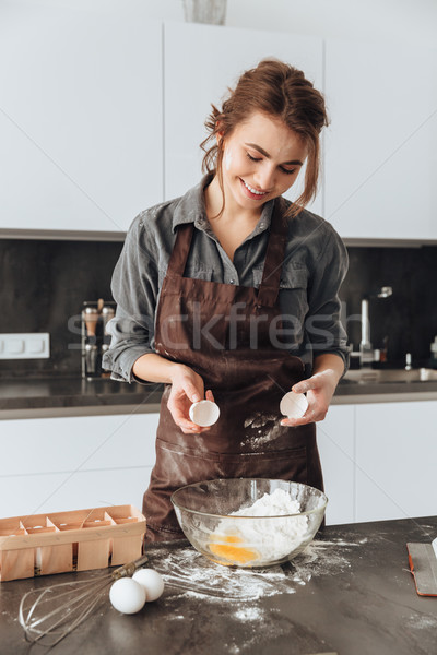 Foto d'archivio: Cottura · foto · piedi · cucina · donna