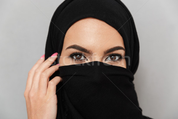Portret dość arabski kobieta Zdjęcia stock © deandrobot