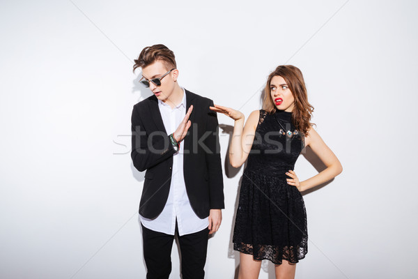 Young couple arguing Stock photo © deandrobot