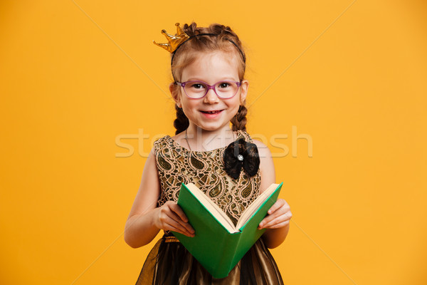 Cute fille enfant princesse couronne [[stock_photo]] © deandrobot