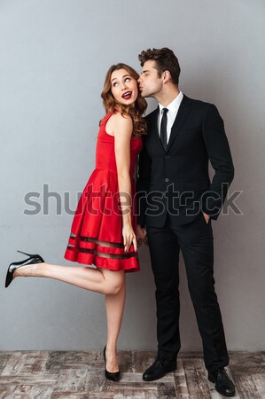 [[stock_photo]]: Fou · folle · homme · fusil · jeune · femme