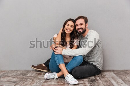 Foto stock: Beleza · foto · feliz · casal · cara