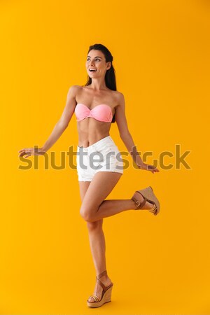 Portrait jeunes belle sexy girl bikini [[stock_photo]] © deandrobot