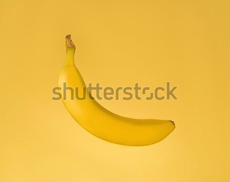 Stockfoto: Banaan · geïsoleerd · vers · Geel · voedsel · vruchten