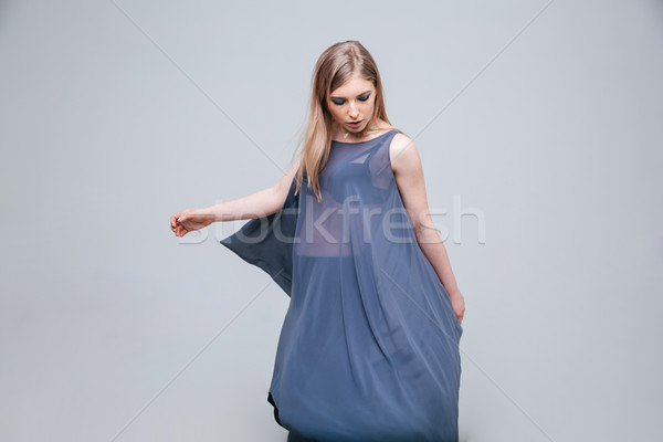 Portrait of a female model posing Stock photo © deandrobot