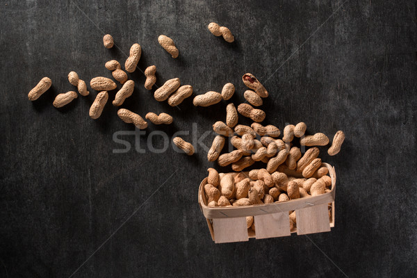 [[stock_photo]]: Haut · vue · photo · séché · cacahuètes · image