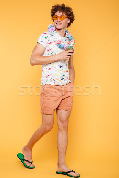Stock photo: Full length portrait of a young man in summer clothes