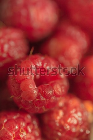 Sweet raspberry. Macro. Stock photo © deandrobot