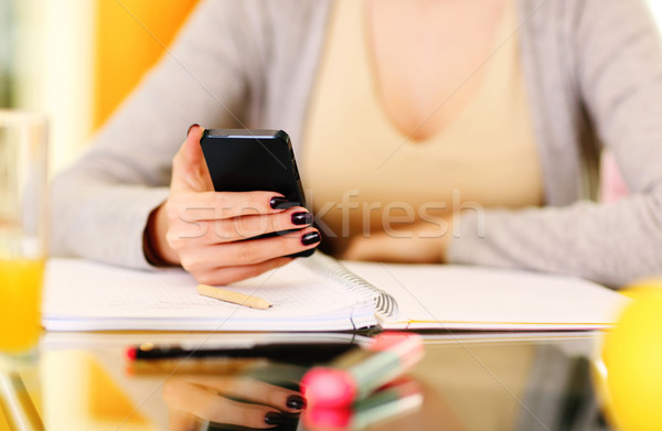 Foto stock: Imagem · mulher · mão