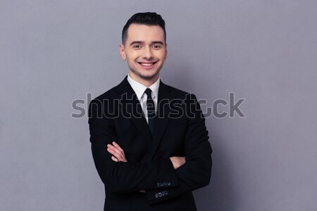 商業照片: 微笑 · 商人 · 常設 · 武器 · 折疊 · 肖像