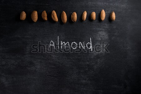 Top view image of fruit banana Stock photo © deandrobot