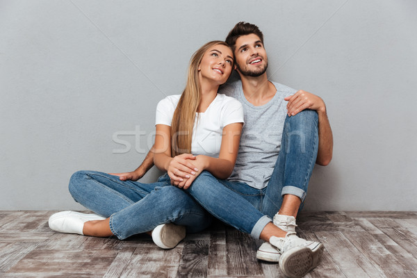 [[stock_photo]]: Photo · heureux · couple · visage