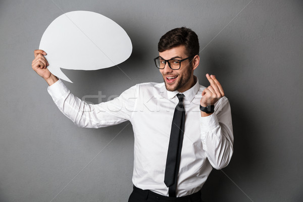 Jóvenes atractivo hombre blanco camisa Foto stock © deandrobot