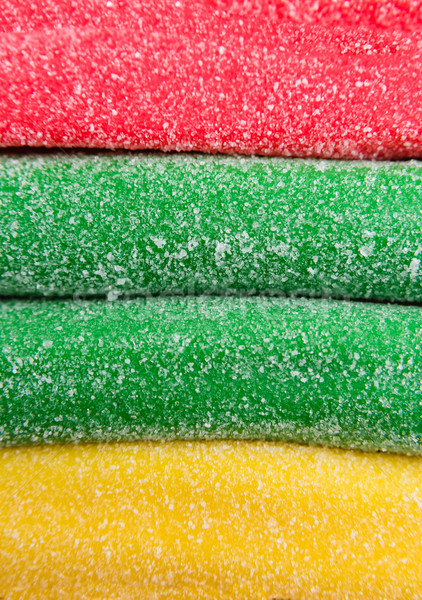 Multicolor gummy candy (licorice) sweets Stock photo © deandrobot