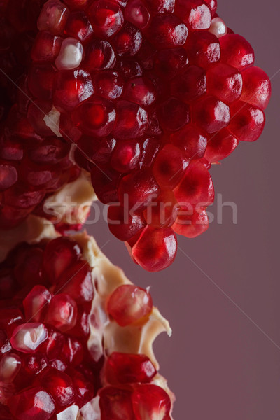 Foto d'archivio: Maturo · melograno · frutta · isolato · rosso