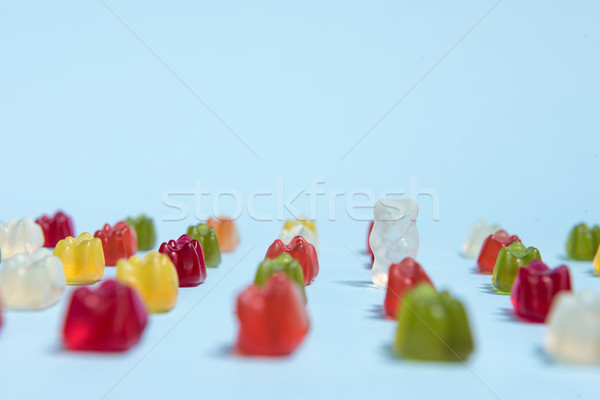 Chewing candy in teddy bear form Stock photo © deandrobot