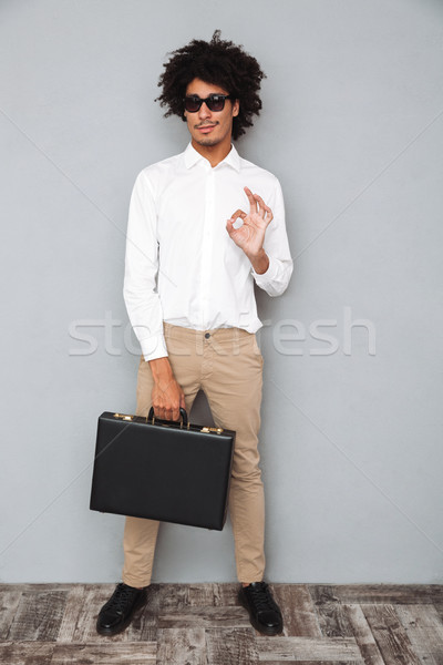 Portrait réussi souriant africaine homme [[stock_photo]] © deandrobot