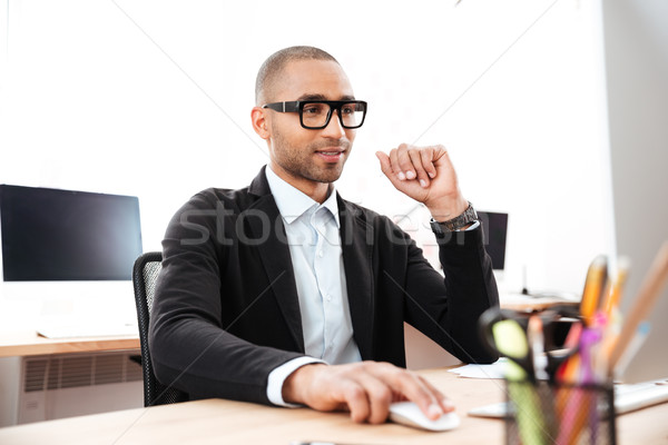 [[stock_photo]]: Sérieux · affaires · séance · bureau · jeunes · affaires