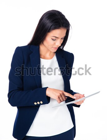 Stock photo: Businesswoman talking on the phone