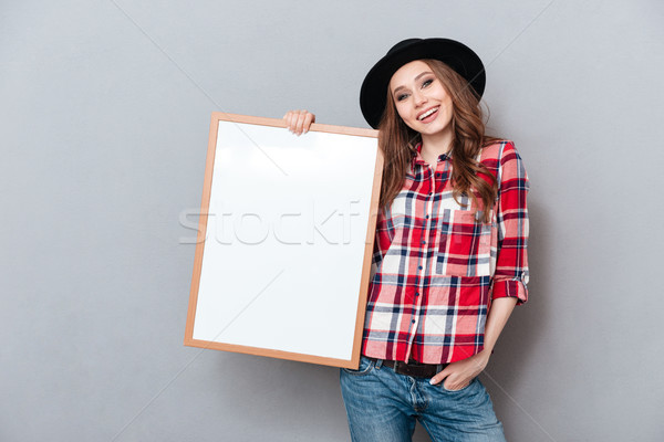 Retrato feliz sonriendo camisa Foto stock © deandrobot