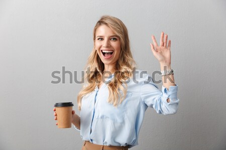 Stock photo: Surprised woman 