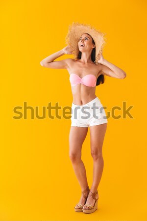 Portrait jeunes belle sexy girl bikini [[stock_photo]] © deandrobot