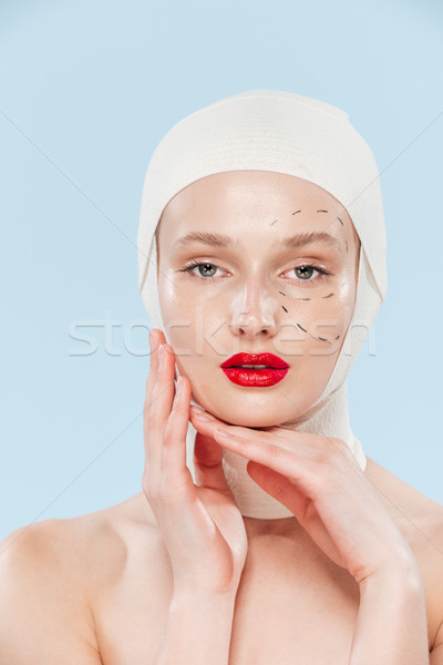 Stock photo: Pretty model before the operation