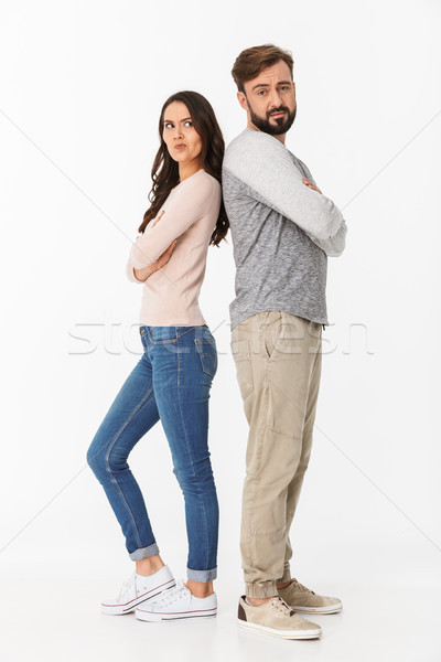 Jeunes affectueux couple quereller image [[stock_photo]] © deandrobot