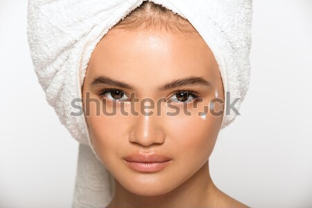 Retrato jovem beautiful girl perfeito pele Foto stock © deandrobot