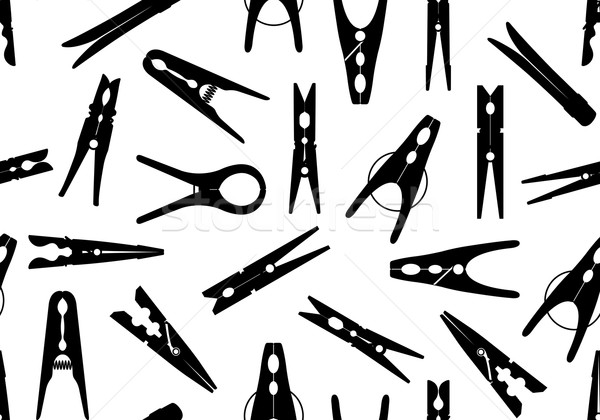 Seamless clothespin background  Stock photo © DeCe