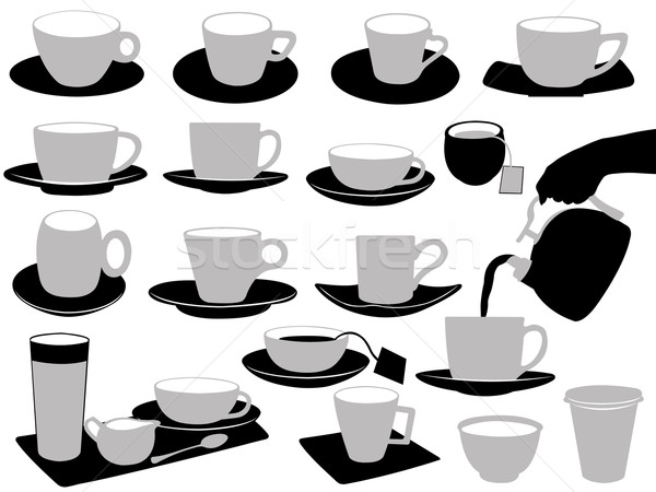 Illustration Of Cups Stock photo © DeCe