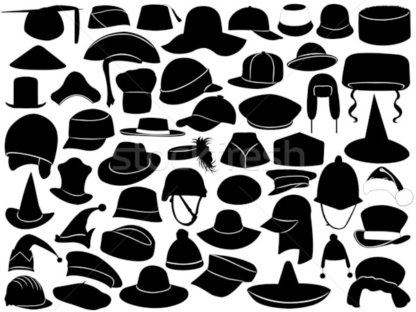 Stock photo: Different Kinds Of Hats