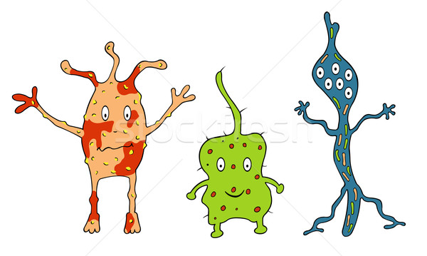 Illustration of different germs Stock photo © DeCe