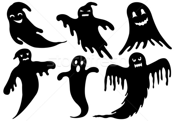 Illustration Of Different Ghosts Stock photo © DeCe
