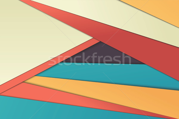 Illustration ungewöhnliche modernen Material Design Vektor Stock foto © Decorwithme