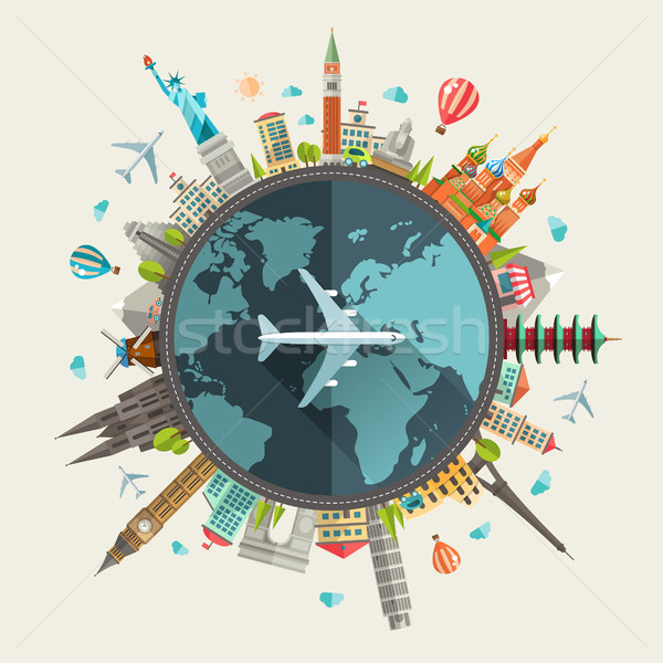 ストックフォト: 実例 · デザイン · 旅行 · 有名な · 世界 · ビジネス