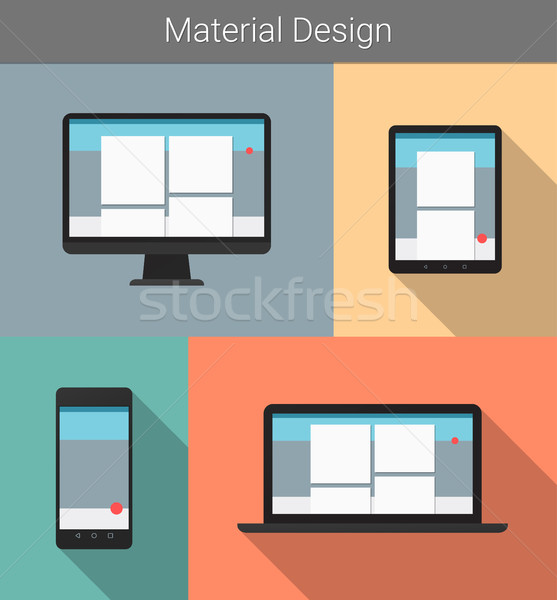 Modernes sensible matériel design électronique [[stock_photo]] © Decorwithme
