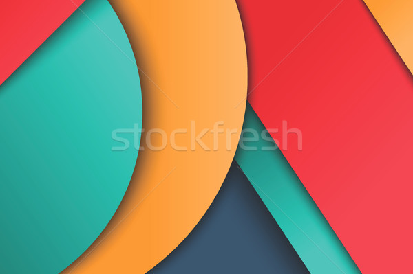 Illustration ungewöhnliche modernen Material Design Vektor Stock foto © Decorwithme